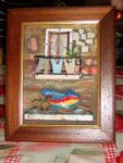 Quadro in rilievo, facciata marinara semplice
