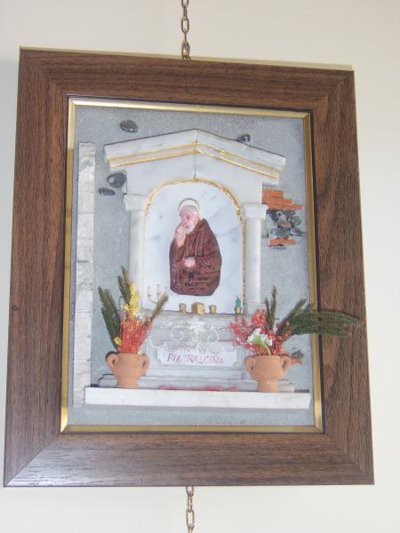 quadro in rilievo, Padre Pio