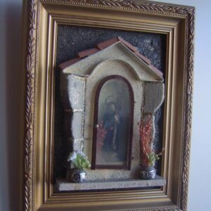 quadro in rilievo, San Francesco
