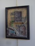 quadro in rilievo, facciata antica
