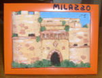 Quadro in rilievo castello di Milazzo