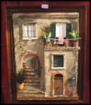 Quadro in rilievo, facciata antica