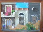 Quadro in rilievo. Facciata rustica