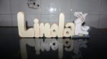 Scritta in legno personalizzata