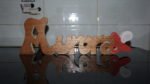 Scritta in legno personalizzata