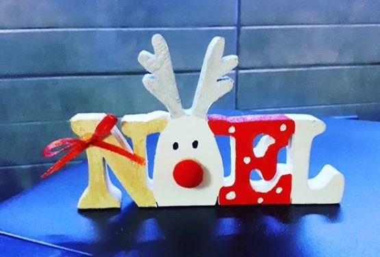 Scritta NOEL in Legno