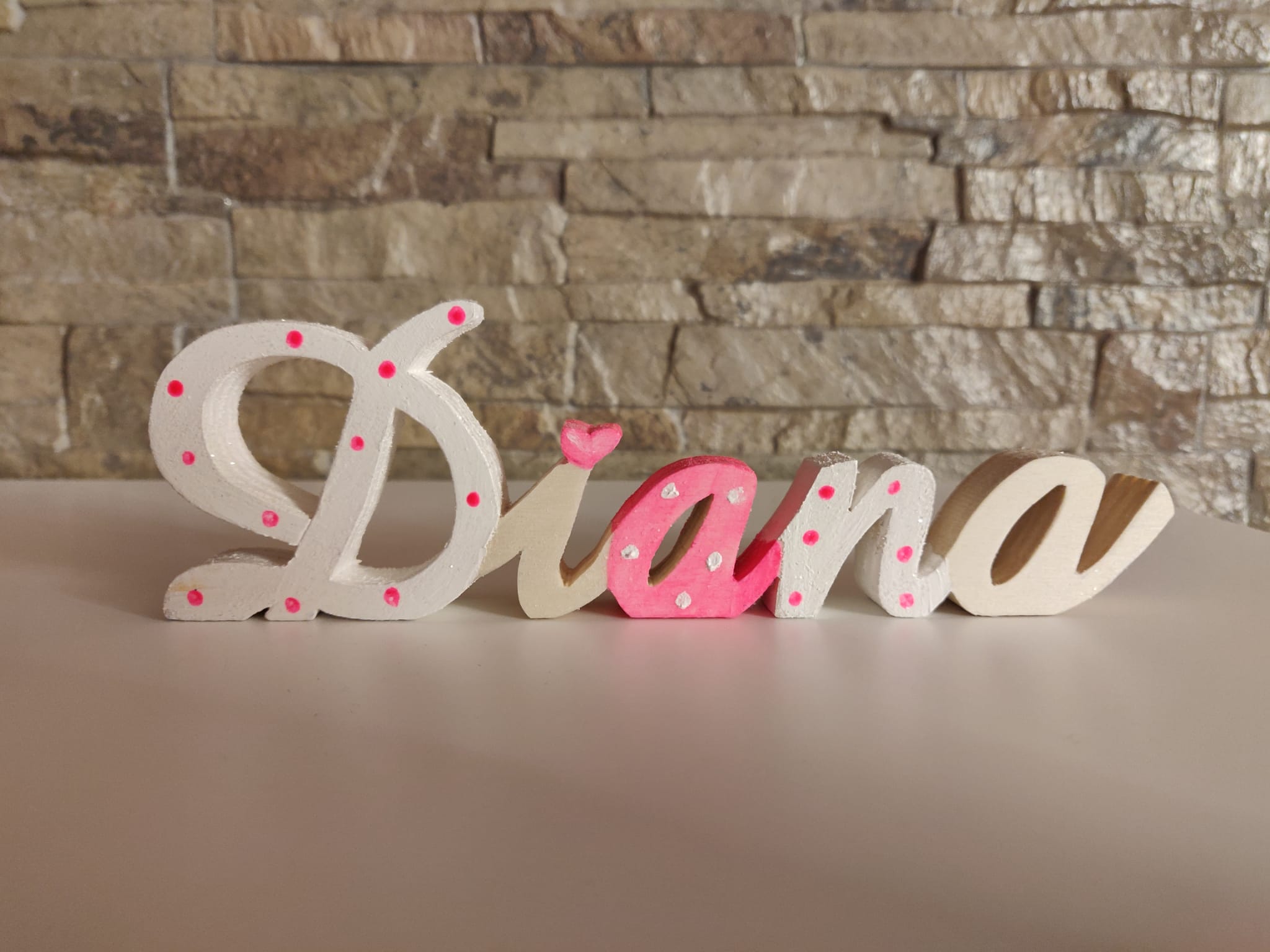 Scritte In Legno - Nome In Legno Personalizzato Diana