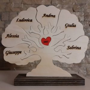 albero della vita personalizzato con nomi