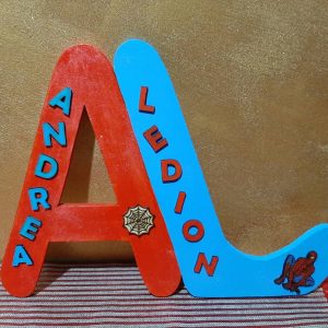 lettere in legno personalizzate